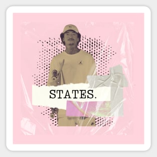 Nyjah Houston STATES Team USA Olympics Skater Sticker